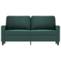vidaXL 2-Sitzer-Sofa Dunkelgrün 140 cm Samt vidaXL 2-Sitzer-Sofa Dunkelgrün 140 cm Samt