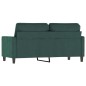 vidaXL 2-Sitzer-Sofa Dunkelgrün 140 cm Samt vidaXL 2-Sitzer-Sofa Dunkelgrün 140 cm Samt