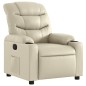 vidaXL Relaxsessel Creme Kunstleder vidaXL Relaxsessel Creme Kunstleder