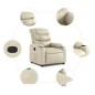 vidaXL Relaxsessel Creme Kunstleder vidaXL Relaxsessel Creme Kunstleder
