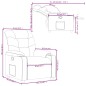 vidaXL Relaxsessel Creme Kunstleder vidaXL Relaxsessel Creme Kunstleder