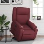 vidaXL Relaxsessel mit Aufstehhilfe Weinrot Kunstleder vidaXL Relaxsessel mit Aufstehhilfe Weinrot Kunstleder