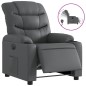 vidaXL Relaxsessel Elektrisch Grau Kunstleder vidaXL Relaxsessel Elektrisch Grau Kunstleder