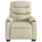 vidaXL Massagesessel mit Aufstehhilfe Creme Kunstleder vidaXL Massagesessel mit Aufstehhilfe Creme Kunstleder