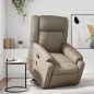 vidaXL Massagesessel mit Aufstehhilfe Cappuccino-Braun Kunstleder vidaXL Massagesessel mit Aufstehhilfe Cappuccino-Braun Kunstleder