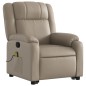 vidaXL Massagesessel mit Aufstehhilfe Cappuccino-Braun Kunstleder vidaXL Massagesessel mit Aufstehhilfe Cappuccino-Braun Kunstleder