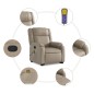 vidaXL Massagesessel mit Aufstehhilfe Cappuccino-Braun Kunstleder vidaXL Massagesessel mit Aufstehhilfe Cappuccino-Braun Kunstleder