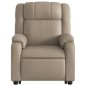 vidaXL Massagesessel mit Aufstehhilfe Cappuccino-Braun Kunstleder vidaXL Massagesessel mit Aufstehhilfe Cappuccino-Braun Kunstleder