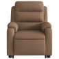 vidaXL Relaxsessel mit Aufstehhilfe Braun Stoff vidaXL Relaxsessel mit Aufstehhilfe Braun Stoff
