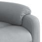 vidaXL Massagesessel mit Aufstehhilfe Hellgrau Stoff vidaXL Massagesessel mit Aufstehhilfe Hellgrau Stoff