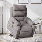 vidaXL Elektrischer Massagesessel mit Aufstehhilfe Taupe Stoff vidaXL Elektrischer Massagesessel mit Aufstehhilfe Taupe Stoff