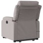 vidaXL Elektrischer Massagesessel mit Aufstehhilfe Taupe Stoff vidaXL Elektrischer Massagesessel mit Aufstehhilfe Taupe Stoff