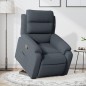 vidaXL Relaxsessel mit Aufstehhilfe Dunkelgrau Samt vidaXL Relaxsessel mit Aufstehhilfe Dunkelgrau Samt