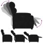 vidaXL Relaxsessel mit Aufstehhilfe Schwarz Samt vidaXL Relaxsessel mit Aufstehhilfe Schwarz Samt