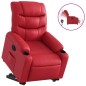vidaXL Relaxsessel mit Aufstehhilfe Elektrisch Rot Kunstleder vidaXL Relaxsessel mit Aufstehhilfe Elektrisch Rot Kunstleder
