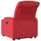 vidaXL Relaxsessel mit Aufstehhilfe Elektrisch Rot Kunstleder vidaXL Relaxsessel mit Aufstehhilfe Elektrisch Rot Kunstleder