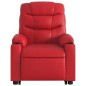 vidaXL Relaxsessel mit Aufstehhilfe Elektrisch Rot Kunstleder vidaXL Relaxsessel mit Aufstehhilfe Elektrisch Rot Kunstleder
