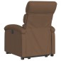 vidaXL Relaxsessel mit Aufstehhilfe Braun Stoff vidaXL Relaxsessel mit Aufstehhilfe Braun Stoff