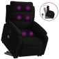 vidaXL Massagesessel mit Aufstehhilfe Schwarz Samt vidaXL Massagesessel mit Aufstehhilfe Schwarz Samt