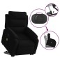 vidaXL Massagesessel mit Aufstehhilfe Schwarz Samt vidaXL Massagesessel mit Aufstehhilfe Schwarz Samt