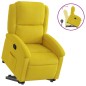 vidaXL Relaxsessel mit Aufstehhilfe Gelb Samt vidaXL Relaxsessel mit Aufstehhilfe Gelb Samt