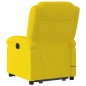 vidaXL Massagesessel mit Aufstehhilfe Gelb Samt vidaXL Massagesessel mit Aufstehhilfe Gelb Samt