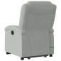vidaXL Massagesessel mit Aufstehhilfe Hellgrau Samt vidaXL Massagesessel mit Aufstehhilfe Hellgrau Samt