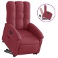 vidaXL Relaxsessel mit Aufstehhilfe Weinrot Stoff vidaXL Relaxsessel mit Aufstehhilfe Weinrot Stoff