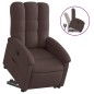 vidaXL Relaxsessel mit Aufstehhilfe Dunkelbraun Stoff vidaXL Relaxsessel mit Aufstehhilfe Dunkelbraun Stoff