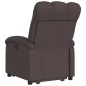vidaXL Relaxsessel mit Aufstehhilfe Dunkelbraun Stoff vidaXL Relaxsessel mit Aufstehhilfe Dunkelbraun Stoff