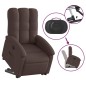 vidaXL Relaxsessel mit Aufstehhilfe Dunkelbraun Stoff vidaXL Relaxsessel mit Aufstehhilfe Dunkelbraun Stoff