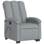 vidaXL Massagesessel mit Aufstehhilfe Hellgrau Stoff vidaXL Massagesessel mit Aufstehhilfe Hellgrau Stoff