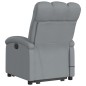 vidaXL Massagesessel mit Aufstehhilfe Hellgrau Stoff vidaXL Massagesessel mit Aufstehhilfe Hellgrau Stoff