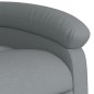 vidaXL Massagesessel mit Aufstehhilfe Hellgrau Stoff vidaXL Massagesessel mit Aufstehhilfe Hellgrau Stoff