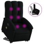 vidaXL Massagesessel mit Aufstehhilfe Schwarz Stoff vidaXL Massagesessel mit Aufstehhilfe Schwarz Stoff