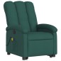 vidaXL Massagesessel mit Aufstehhilfe Dunkelgrün Stoff vidaXL Massagesessel mit Aufstehhilfe Dunkelgrün Stoff