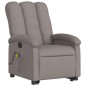 vidaXL Massagesessel mit Aufstehhilfe Taupe Stoff vidaXL Massagesessel mit Aufstehhilfe Taupe Stoff