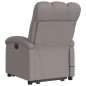 vidaXL Massagesessel mit Aufstehhilfe Taupe Stoff vidaXL Massagesessel mit Aufstehhilfe Taupe Stoff