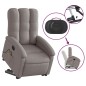vidaXL Massagesessel mit Aufstehhilfe Taupe Stoff vidaXL Massagesessel mit Aufstehhilfe Taupe Stoff