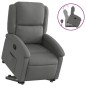 vidaXL Relaxsessel mit Aufstehhilfe Dunkelgrau Stoff vidaXL Relaxsessel mit Aufstehhilfe Dunkelgrau Stoff