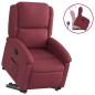 vidaXL Relaxsessel mit Aufstehhilfe Weinrot Stoff vidaXL Relaxsessel mit Aufstehhilfe Weinrot Stoff