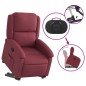 vidaXL Relaxsessel mit Aufstehhilfe Weinrot Stoff vidaXL Relaxsessel mit Aufstehhilfe Weinrot Stoff
