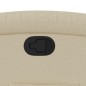 vidaXL Relaxsessel mit Aufstehhilfe Creme Stoff vidaXL Relaxsessel mit Aufstehhilfe Creme Stoff
