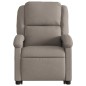 vidaXL Massagesessel mit Aufstehhilfe Taupe Stoff vidaXL Massagesessel mit Aufstehhilfe Taupe Stoff