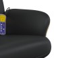 vidaXL Massagesessel mit Fußhocker Schwarz Kunstleder vidaXL Massagesessel mit Fußhocker Schwarz Kunstleder
