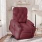 vidaXL Relaxsessel mit Aufstehhilfe Weinrot Stoff vidaXL Relaxsessel mit Aufstehhilfe Weinrot Stoff