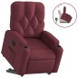 vidaXL Relaxsessel mit Aufstehhilfe Weinrot Stoff vidaXL Relaxsessel mit Aufstehhilfe Weinrot Stoff