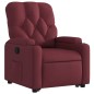 vidaXL Relaxsessel mit Aufstehhilfe Weinrot Stoff vidaXL Relaxsessel mit Aufstehhilfe Weinrot Stoff