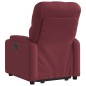 vidaXL Relaxsessel mit Aufstehhilfe Weinrot Stoff vidaXL Relaxsessel mit Aufstehhilfe Weinrot Stoff