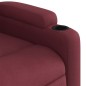 vidaXL Relaxsessel mit Aufstehhilfe Weinrot Stoff vidaXL Relaxsessel mit Aufstehhilfe Weinrot Stoff